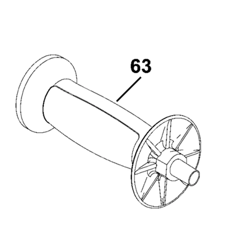 

Side handle for DEWALT D28490 D28491 D28492 D28493 651858-01