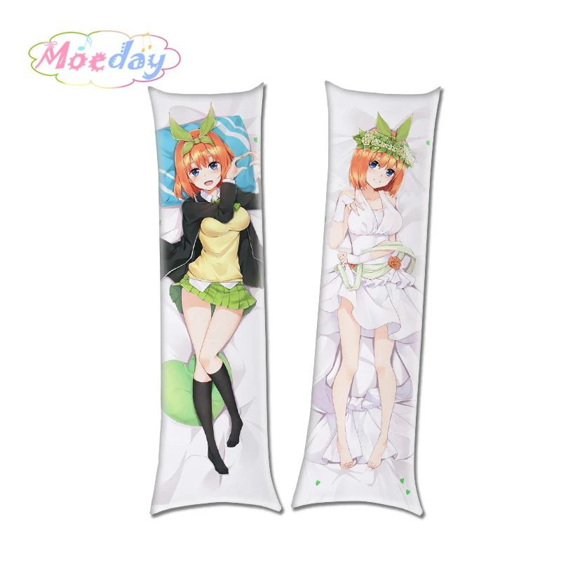 Куинтэссенция кинтуплеты Nakano Yotsuba Nakano Miku Nakano Nino длинная подушка для объятий крышка