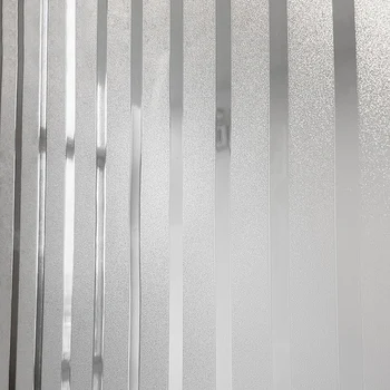 

5 Meters Glass Frosted Window Door Film Stripes Film PVC Sticker DIY Privacy Films for Bedroom Bathroom Home BJStore