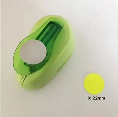 22mm 6 мм-75 мм, круглая форма, для рукоделия, пробойник, бумага для скрапбукинга, пенопласт, школьные ручные, сделай сам, круглые дыроколы - Цвет: 22mm
