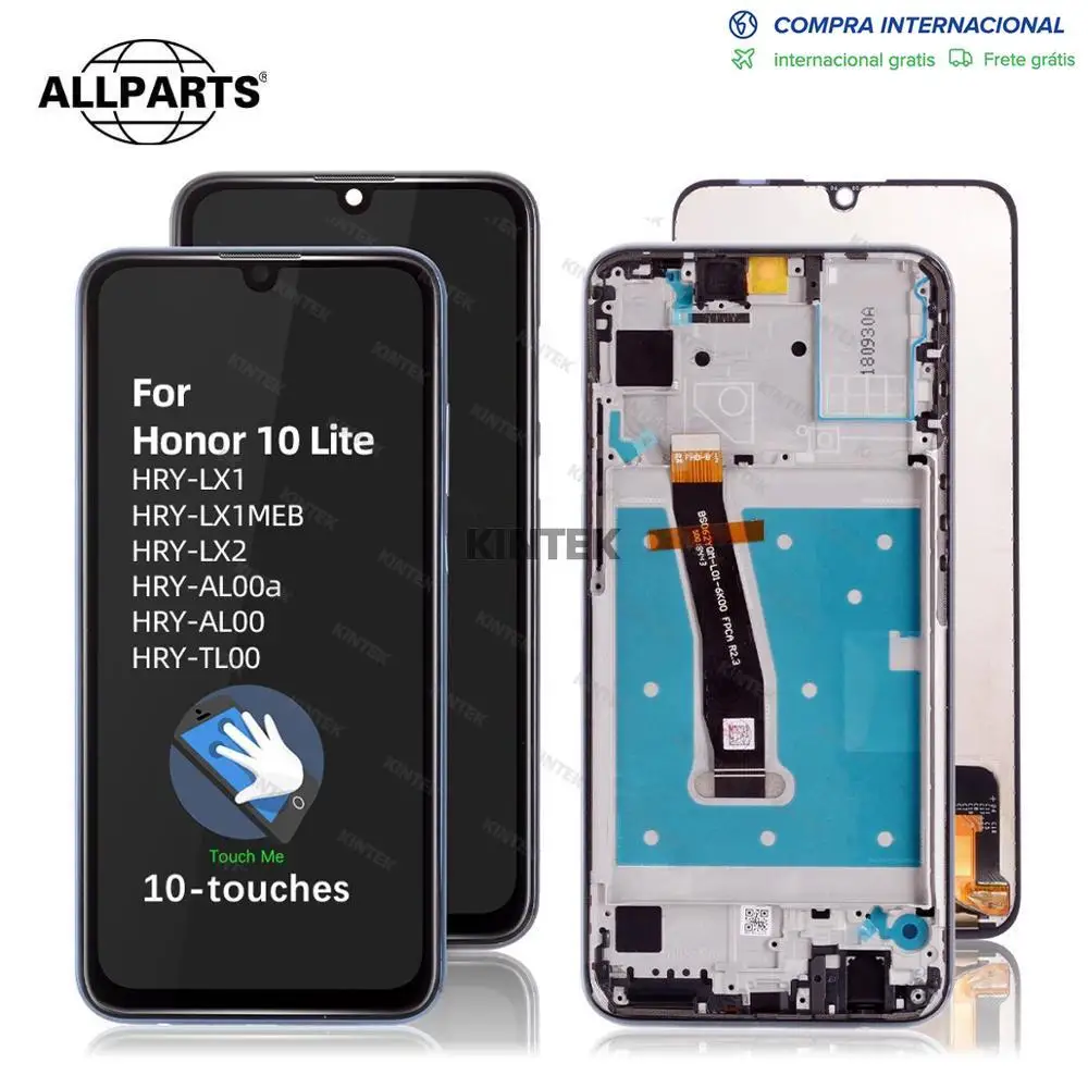 6 21“тачскрин Дисплей для Huawei Honor 10 Lite HRY-LX1 HRY-LX2 LCD экран в сборе с тачскрином