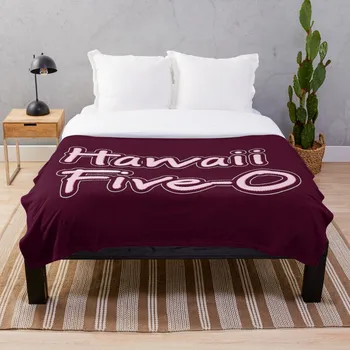 

Hawaii Five O Throw Blanket Soft Sherpa Blanket Bed Sheet Single Knee Blanket Office Nap Blanket