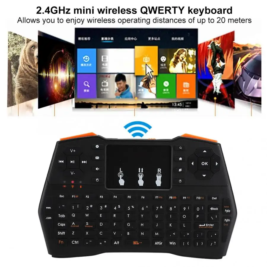 2 4 GHz мини беспроводная клавиатура для Andriod TV Box / Google Box/XBOX360|Клавиатуры| |