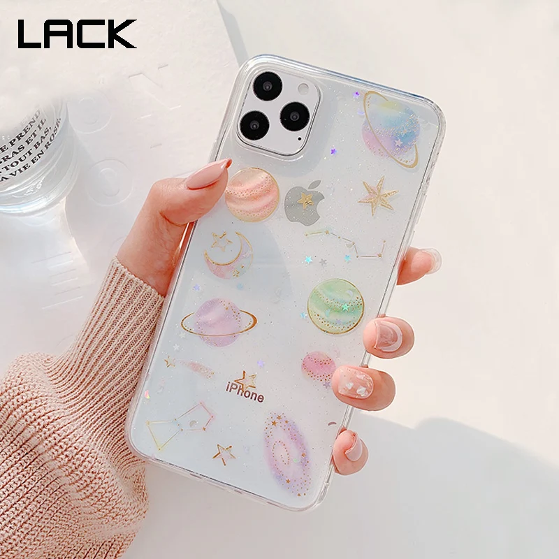Блестящий чехол LACK для iphone 11 11Pro Max XS XR X 6S 6 7 8 Plus|Бамперы| |