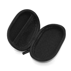 Premium Earphone Hard Case - Portable Storage Bag (Black)