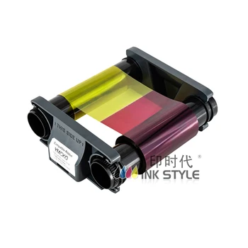 

Badgy CBGR0100C Full Color Panel YMCKO Ribbon 100prints use in Badgy100 200 Card Printer