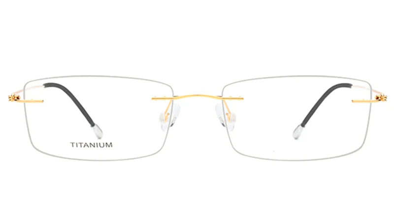 Чистый Титан без оправы оптические очки для близоруких, EyewearMen Для женщин бескаркасные очки по рецепту рамки