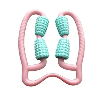 

1 pcs Leg Massager Roller Thin Massager Manual Plastic Steering Wheel Type Leg Massager Home massager