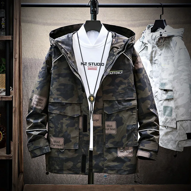 

Popular Brand Function Coat Men's Spring And Autumn 2019 New Style Korean-style Trend Handsome Workwear Slim Fit Jacket