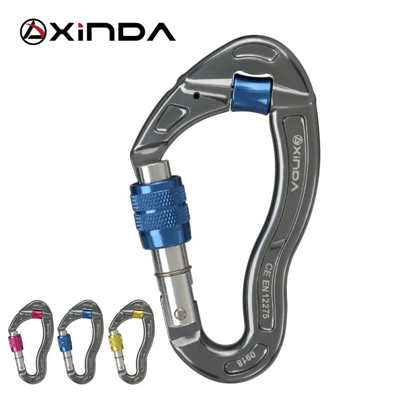 XINDA профессиональный открытый скалолазание 25KN Натяжной замок безопасности