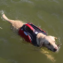 Безопасная качественная водонепроницаемая сумка для домашних животных, Спасательная куртка для плавания, рюкзак для собак двойного назначения, вместительный рюкзак