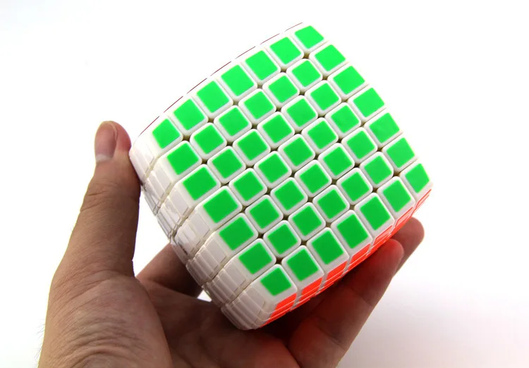 Demon Proud Fu Bread Seven Magic Cube белая детская развивающая игрушка скоростной поворот всего 7-Order Magic Cube