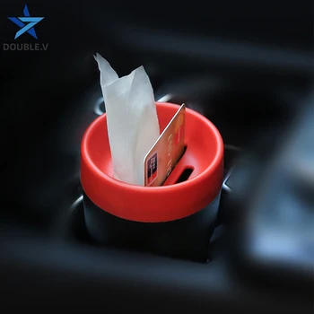 

Car Universal multifunction trash can Automobile dustbin five colors Car storage box For NISSAN qashqai KIA
