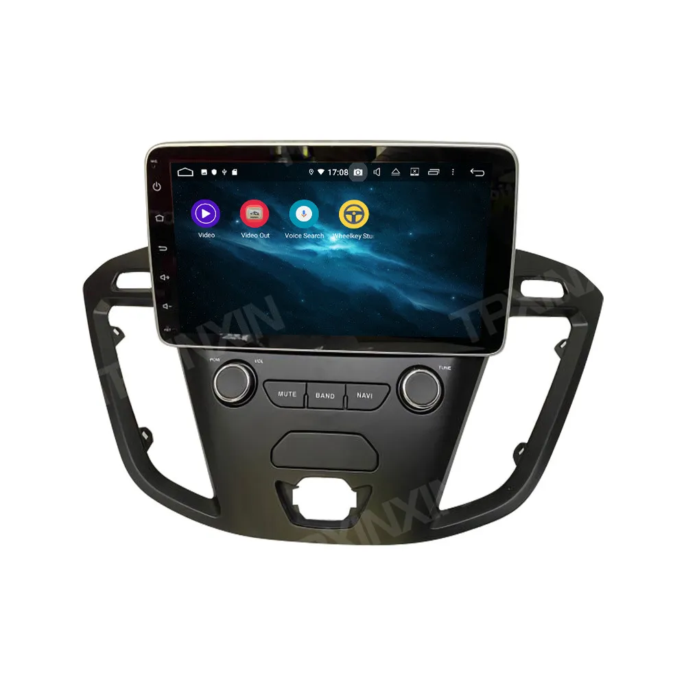 Android 10 Carplay For Ford Transit Custom 2015+ Car DVD Player GPS Map Navigation Car Headunit Multimedia Player Tape Recorder