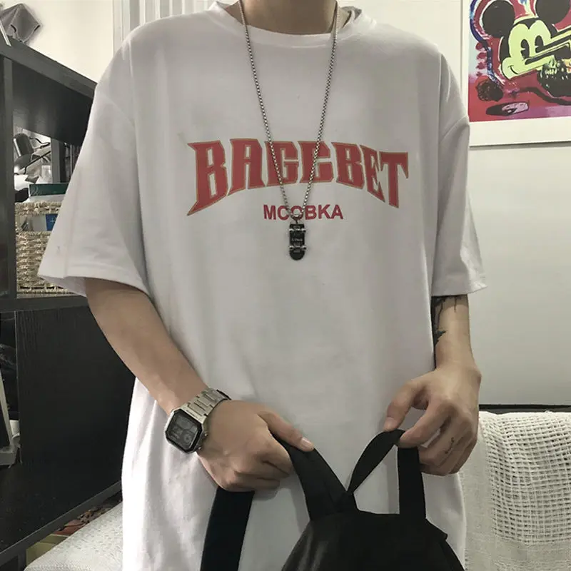 Harajuku Sleeve T Shirt Print Vintage T-shirt Streetwear Oversize tops clothes clothing shirt Summer Short Punk Gothic Tshirt