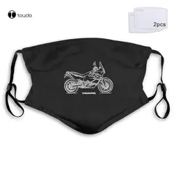 Austrian Classic Motorcycle Fans 990 Adventure 2012 Inspired Motorcyclefitness Face Mask Filter Pocket Cloth Reusable Washable