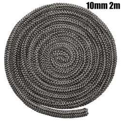 Fiberglass Rope Seal Black Stove/Fire Rope  Wood Burning Stove 10/12mm 2m Length Log Burner Door Seal