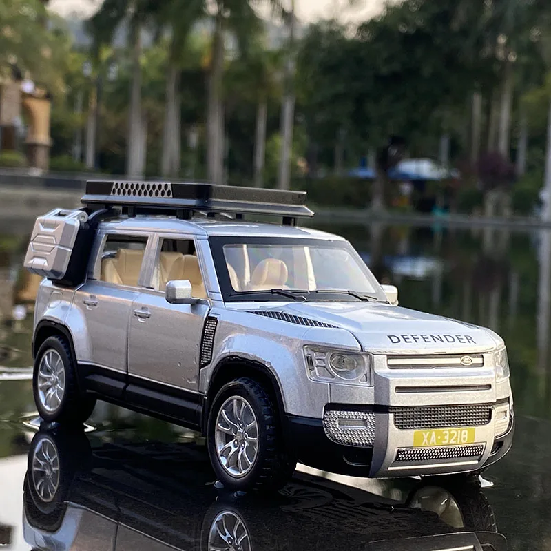 1:32 игрушечный автомобиль из сплава Land-Rover guard defender модель автомобиля suv