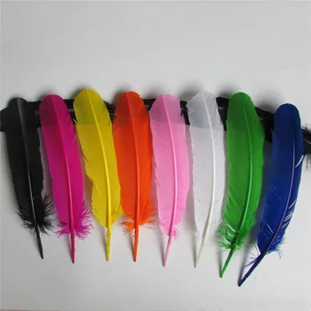 

true natural turkey feather DIY Christmas day decorate good feather Clothing Accessories 50 root sell 28-33cm / 11-13inch