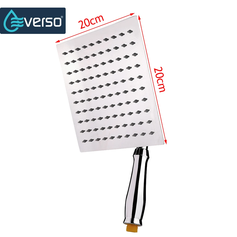 EVERSO " набор для душа с дождевой насадкой для ванной комнаты, Потолочная Душевая насадка, ручная Душевая насадка, насадка для душа высокого давления