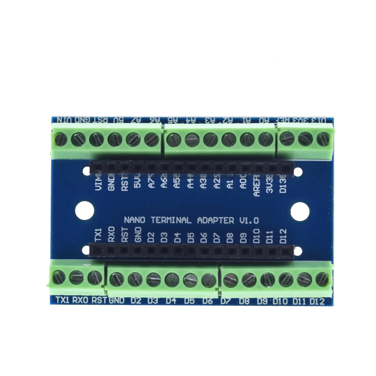 NANO V3.0 Controller Terminal Adapter Expansion Board NANO IO Shield Simple Extension Plate For Arduino AVR ATMEGA328P Nano 3.0