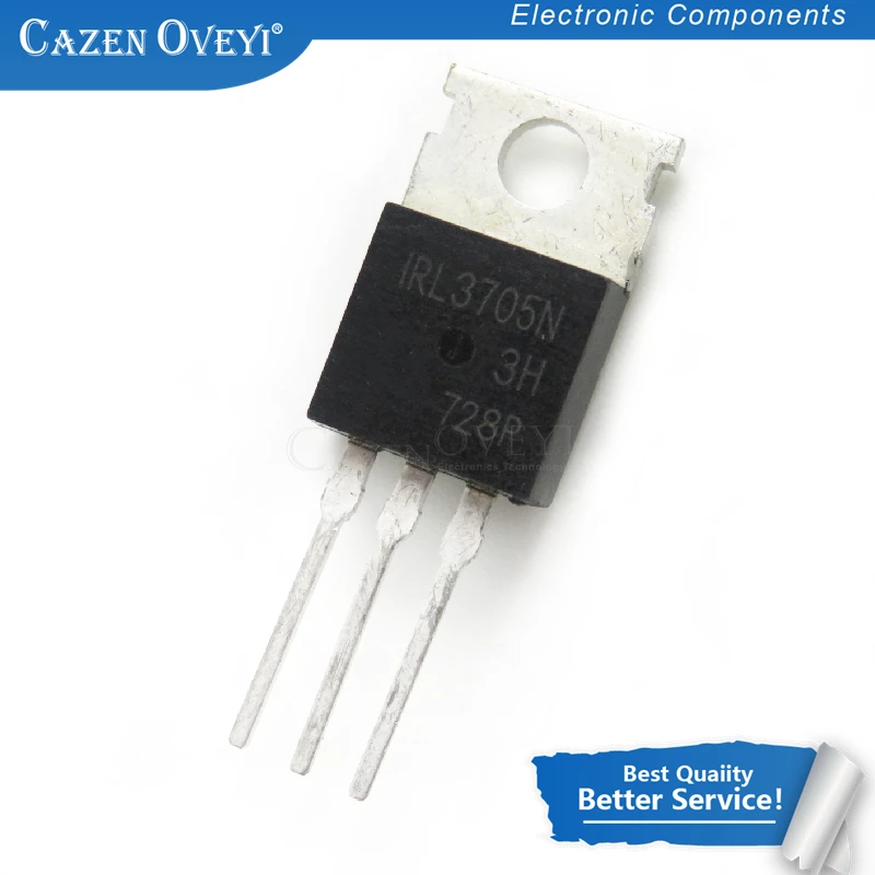 5pcs/lot IRL3705NPBF TO-220 IRL3705N TO220 IRL3705 In Stock | Электронные компоненты и принадлежности