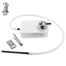 SY акриловый кальян набор Narghile Кальян chicha с светодиодный светильник уголь держатель кальяна со шлангом курительная трубка аксессуары