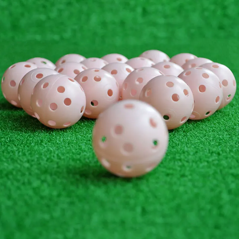 Портативный мяч для гольфа полые занятий практиковать Гольф полый шар воздушного потока для занятий спортом в закрытых помещениях