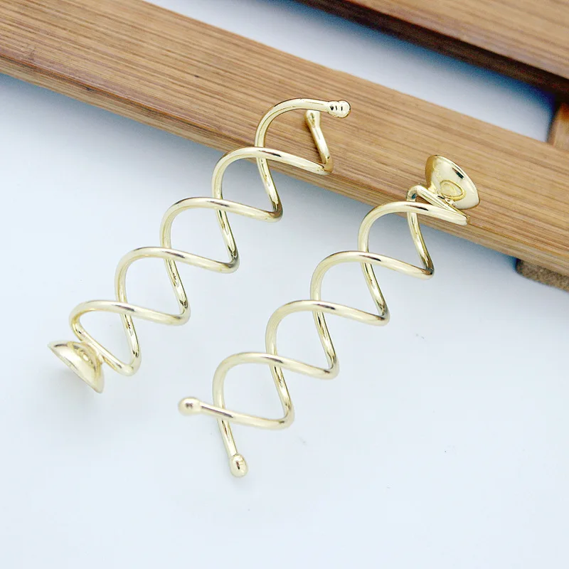 

10pcs Women Hair Clip Bobby Pin Hair Styling Spiral Spin Screw Twist Barrette Accessories DIY Jewelry Finding