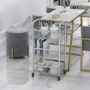 

Beauty salon trolley multi-functional skin management tattoo hairdressing salon shop mobile tool cart shelf