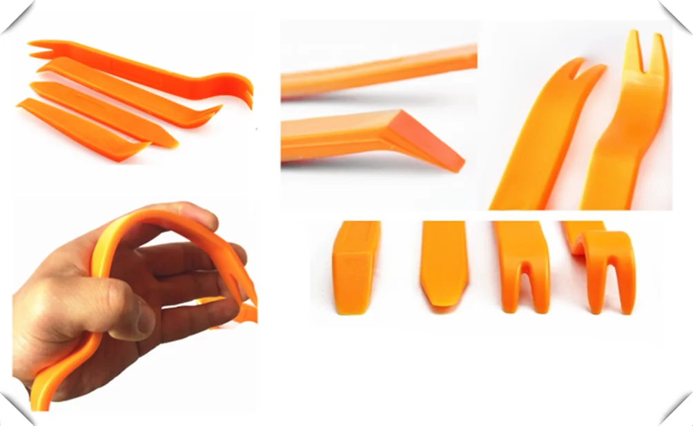 Auto parts multi-function universal 4PCS car audio door removal tool for Peugeot 206 307 406 407 207 208 308 508 2008 3008 4008
