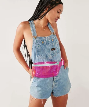 

Laser Hologram Symbol Waist Bag fanny pack Cool Chic Summer Beach Mobile phone key belts bag