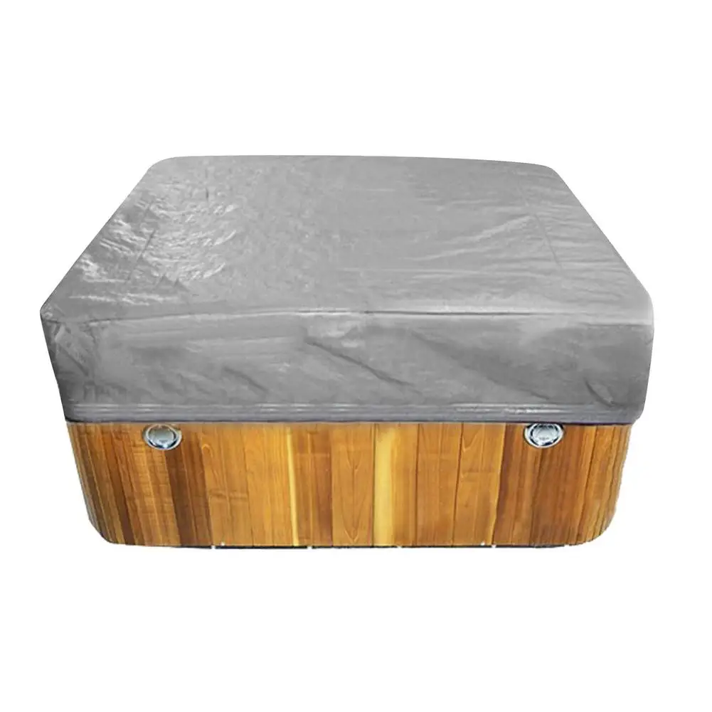 244 см Пылезащитная Крышка для наружной ванны спа-ванны искусственная квадратная