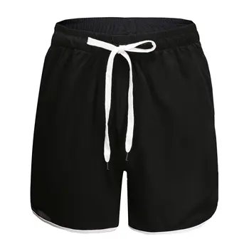 

Flat Underwear Men Running Shorts Board Shorts Summer Beachwear Beach Shorts Brand Patchwork Quick Dry Breathable