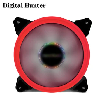 

120mm PC Computer 16dB Ultra Silent 20 LEDs Case Fan Heatsink Cooler Cooling w/ Anti-Vibration Rubber