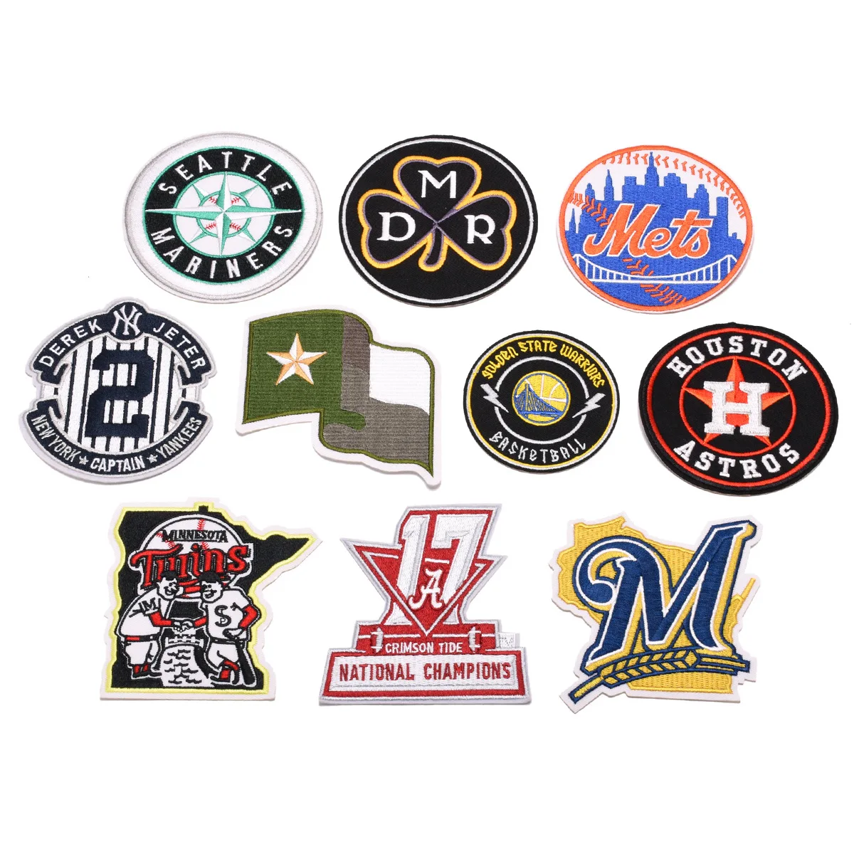 Description Picture 5 of itemHigh Quality Round Embroidery Patch Ironing Badge DIY Garment Shoes Hats and Bags Decorative Accessories Patch