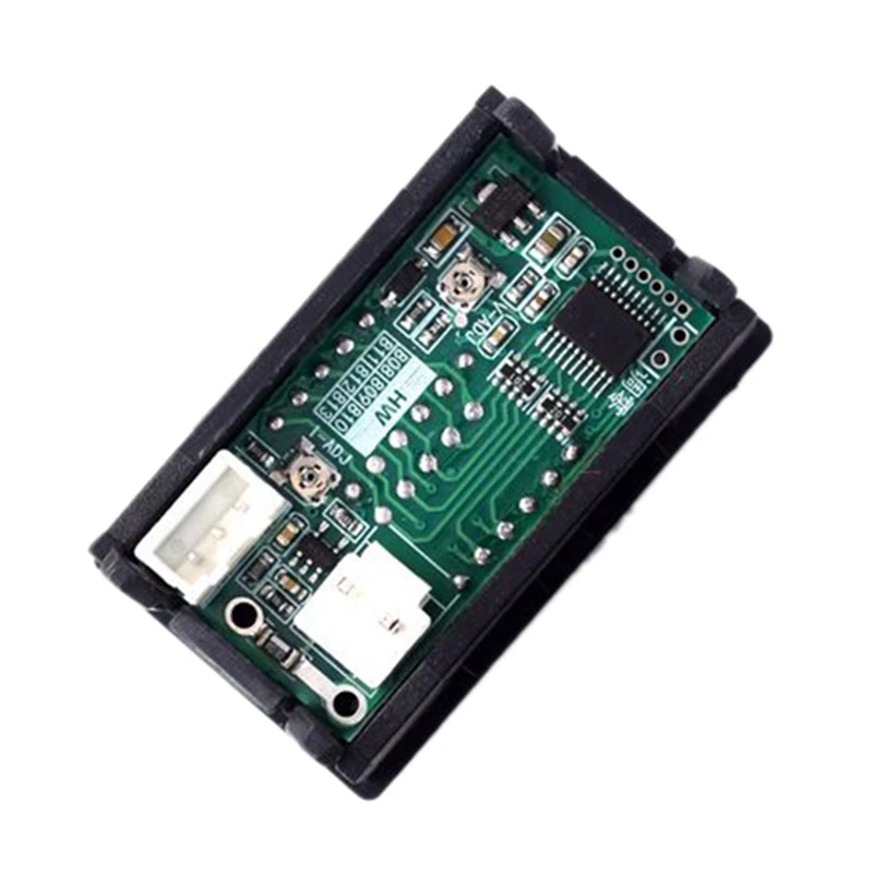 ABKT-DC 0-100V 10A Digital Voltmeter Ammeter Dual Display Voltage Detector Current Meter Panel Amp Volt Gauge 0.28 inch 1 Red Bl