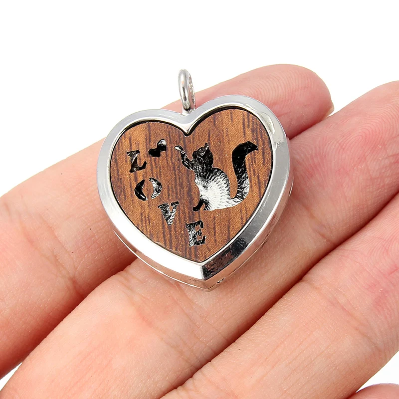 Aroma Locket Necklace Magnetic Aromatherapy Essential Oil Pendant Necklace Multi-style