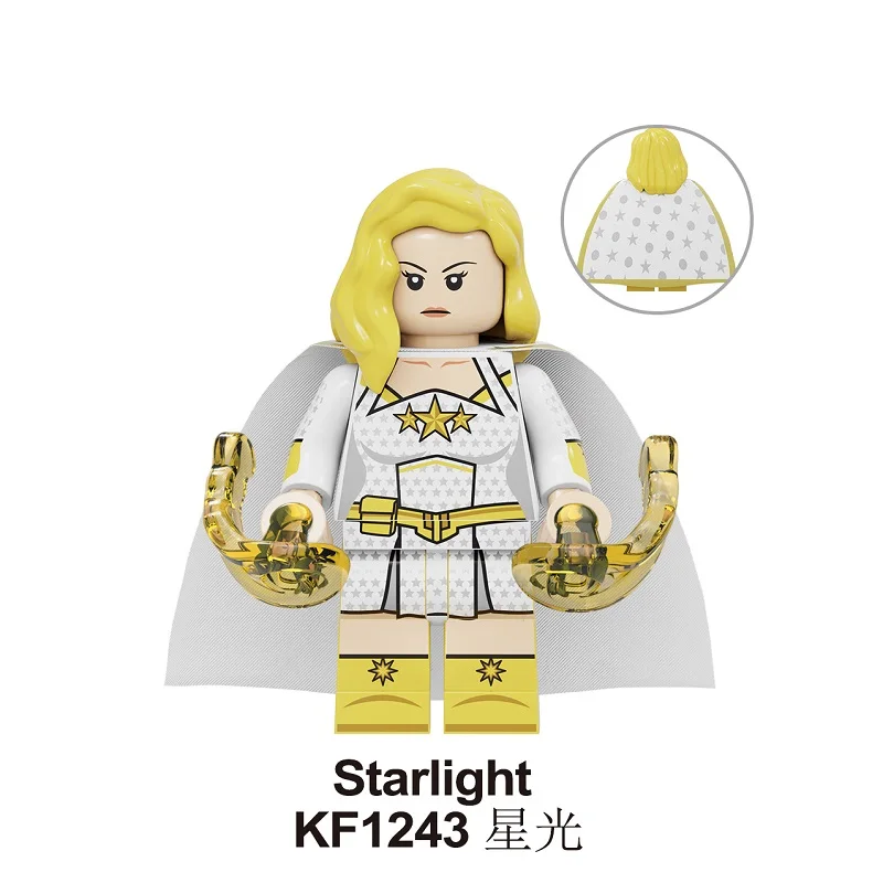 KF6103 строительные блоки Homelander Starlight A-Train queen Maeve Deep Black Noir развивающие Фигурки игрушки для детей