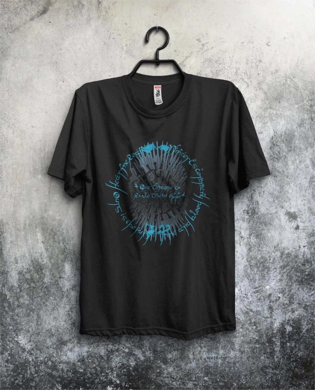 Un trono para hombre Juego de tronos el Señor los anillos LOTR GOT hombres mujeres Unisex moda camiseta envío gratis|Camisetas| - AliExpress