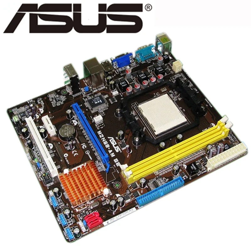 Материнская плата ASUS M2N68-AM SE для NVIDIA nForce630A для Socket AM2/AM2+ DDR2 8 Гб M2N68 AM SE настольная системная плата