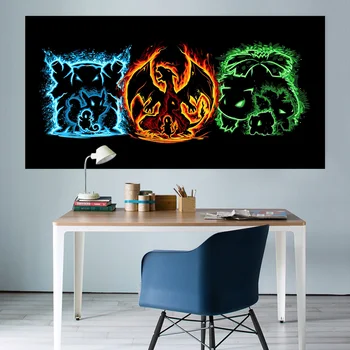 

[Self-Adhesive] 3D Pokemon 353 Japan Anime Wall Stickers Mural Decal Wall Murals AJ WALLPAPER Belly