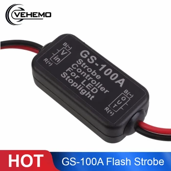 

Vehemo GS-100A 12V Flash Strobe Controller Flasher Module For Flashing LED Back Rear Brake Stop Light Lamp Car Accessories new