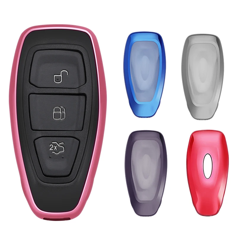 

The Soft TPU Car Key Cover Case For FORD C-MAX FOCUS RS ST Fiesta Hatch Soft Auto Shell Styling Keys Protection Accessories