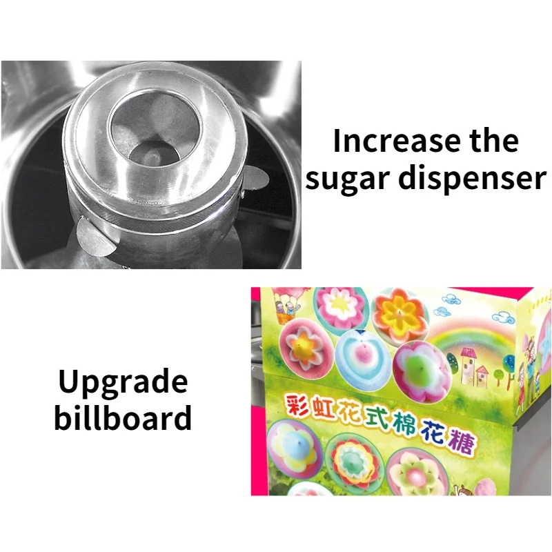 Commercial Cotton Candy Machine Gas Drawing Fancy Automatic Cotton Candy Making Machine 3