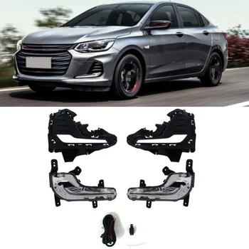 

1 Set For Chevrolet Cavalier 2020 Daytime Running Lights Turn Signal Fog Lamp Cover 12V ABS LED DRL Car Styling