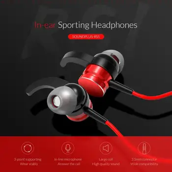 

ORICO In-ear Earphones Arc-shape Hooks Earbuds Stereo Sporting Gaming Earphone With Microphone For Xiaomi iPhone Samsung
