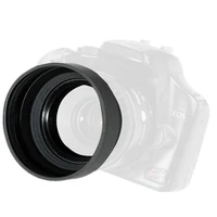 3 in1 Collapsible Rubber Hood 49 52 55 58 62 67 72 77 82mm 3-Stage Foldable Lens Hood for Canon for Nikon DSLR SLR Camera - Image 3