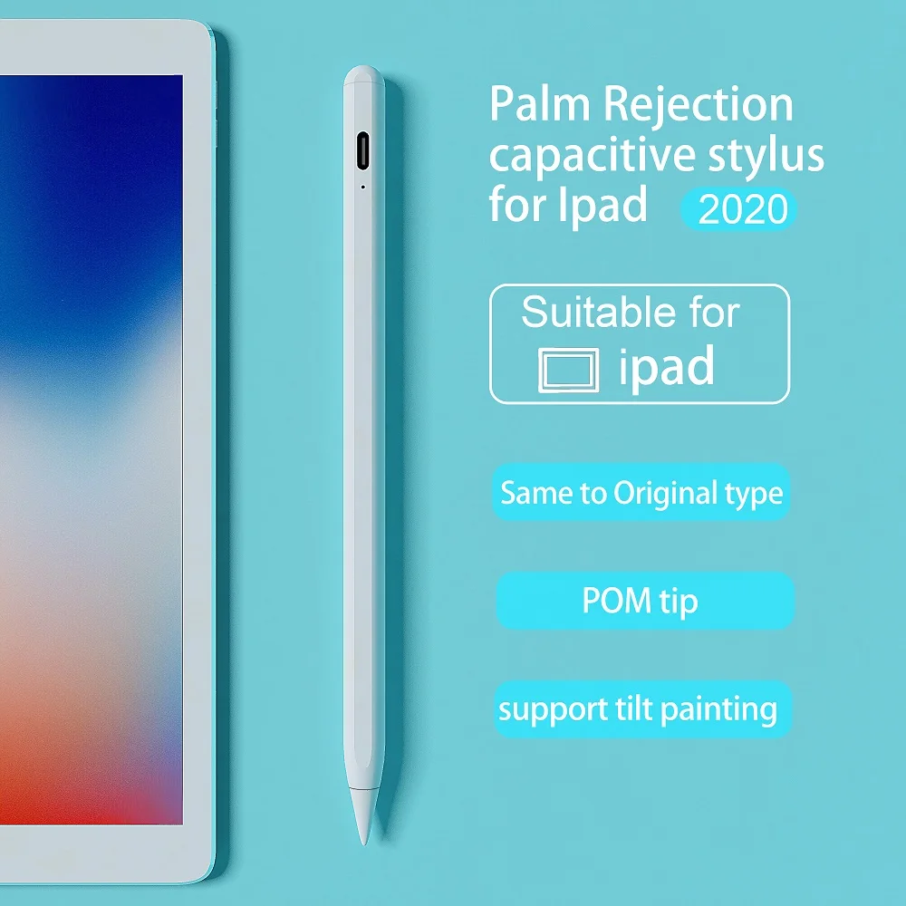 Сенсорный стилус Anti mistouch для Apple Pencil 2 iPad Pro1112.9 2020 2018 2019 6th 7th mini 5 Air 3 с блокировкой