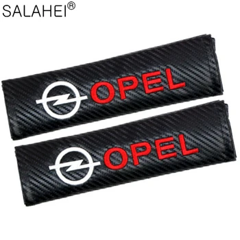 

2Pcs Leather Car Styling Auto Seat Belt Cover Shoulder Case For Opel Astra Antara Meriva H G Corsa Interior Accessories Styling